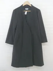 ◇ ANDJ アンドジェイ 長袖 ロング コート サイズM チャコールグレー レディース P  【1302220004271】のサムネイル