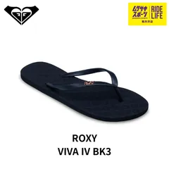 【ムラスポ公式】ROXY　ロキシー　VIVA Ⅳ（BK3）　RSD261663 　レディース　サンダル　ビーサンのサムネイル