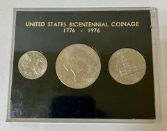アメリカ建国200周年記念 シルバープルーフセット 銀貨3枚0.400 説明