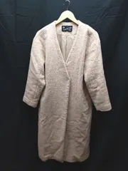 ■ Sonny Label URBAN RESEARCH 起毛　フック　裏地　シンプル 長袖 コート サイズF ベージュ系 レディース E  【1303020026227】
