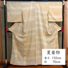 ZF-1224 夏着物 躾糸 美品 良品 上質 スモールサイズ 小柄 上品 - メルカリ
