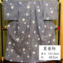 単衣 小紋 小花柄 居敷当て ガード加工済 裄68cm 正絹 - メルカリ