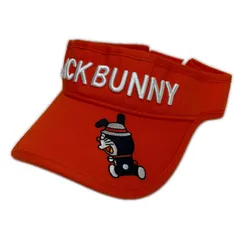 中古 ジャックバニー Jack Bunny!! サンバイザー フリー オレンジ ドラえもん コラボ 立体ロゴ