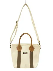 エルエルビーン L.L.BEAN 2WAY Tote Bag トートバッグ キャンバス ハンドバッグ ショルダーバッグ アイボリー BAG カバン 手提げ鞄