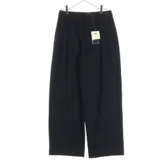 未使用 UNIQLO ユニクロ コントワー・デ・コトニエ COMPTOIR DES COTONNIERS コラボ ワイドパンツ L ブラック レディース 古着