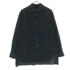 green label relaxing グリーンレーベルリラクシング 長袖 シャツ 36 ブラック UNITED ARROWS ユナイテッドアローズ レディース 古着