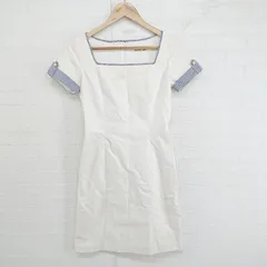 ◇ PRIVATE LABEL プライベート レーベル 半袖 ミニ ワンピース サイズM ホワイト系 レディース P  【1303060006456】