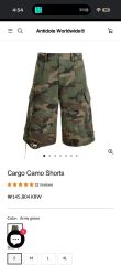 完売品】SOL 26SS Sサイズcamo shorts - メルカリ