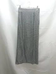 ◇ FREAK'S STORE ワッフル加工 ストレッチ タイト チェック 柄 ロング タイト スカート サイズM ブラック レディース E  【1303090010812】のサムネイル