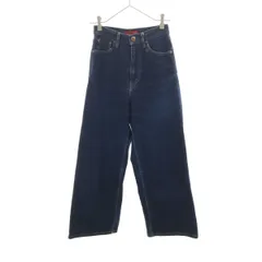 RED CARD レッドカード 日本製 ワイドデニムパンツ W22 インディゴブルー ジーンズ レディース 古着
