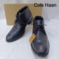 ホーソーン コールハーン HAAN COLE ブーツ チャッカ ホーソーン コールハーン HAAN 未使用級！COLE チャッカ 未使用 ブラック ブーツ 靴