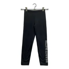 中古 レディース パーリーゲイツ PEARLY GATES レギンス フリー 黒 ブラック サイドロゴ 裏微起毛 秋冬のサムネイル