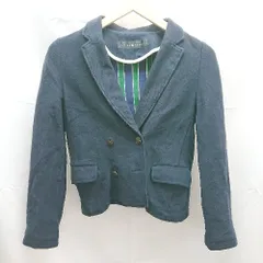 ◇ CHILD WOMAN チャイルドウーマン 無地 シンプル 長袖 テーラードジャケット サイズF ネイビー レディース E  【1303090022846】のサムネイル