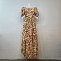 Assorti USA ヴィンテージ ゼブラ ワンピース 80s パフスリーブ - メルカリ