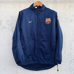 M)03-04 NIKE FC バルセロナ クライマフィット オールドスクール ウィンドブレーカー ジャケット