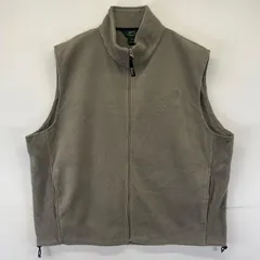 古着 ウールリッチ WOOLRICH フリース ベスト フリースベスト ワンポイントロゴ フルジップ 大きいサイズ 2XL  ベージュ系 メンズのサムネイル