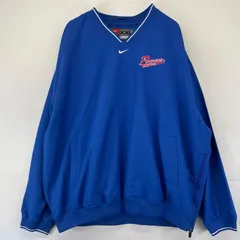 古着 00’s/00年代 ナイキ NIKE ジャケット ナイロン プルオーバー センタースウッシュロゴ 大きいサイズ 2XL  ブルー系 メンズ