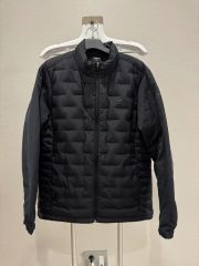 美品✨キルティングジャケット スタンドカラー 長袖 M 黒 ポリエステル 