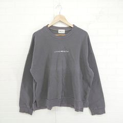 ◇ EMMA CLOTHES 엠마 클로즈 사이드 슬릿 긴 소매 트레이너 컷소우 사이즈 F 미디엄 그레이 계 남성 E [1303140019000]