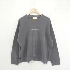 ◇ EMMA CLOTHES エマ クローズ サイドスリット 長袖 トレーナー カットソー サイズF ミディアムグレー系 メンズ E  【1303140019000】のサムネイル