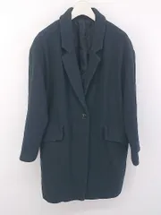 ◇ BROWNY ブラウニー 長袖 チェスター コート サイズF ネイビー レディース E  【1303140018966】のサムネイル