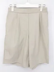 ◇ chocol raffine robe ショコラ フィネ ローブ フェイクレザー ショートパンツ サイズF ベージュ系 レディース E  【1303140026084】のサムネイル