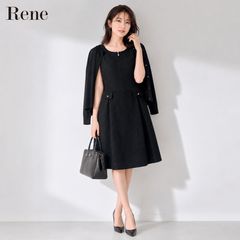 美品】Rene ルネ ネップツイードワンピース 34相当 - メルカリ