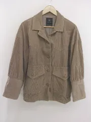 ◇ w closet ダブルクローゼット コーデュロイ 長袖 ブルゾン サイズF ブラウン ベージュ系 レディース E  【1303140028163】のサムネイル