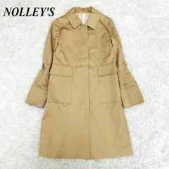 NOLLEY'Sトレンチコート ビッグポケット 比翼仕立て 36 ベージュのサムネイル