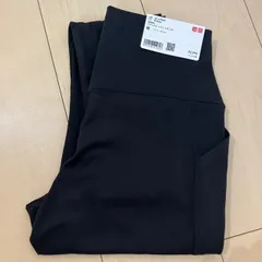 在庫1点限り【新品✨タグ付🏷️】UNIQLO ユニクロ エアリズム Mサイズ ソフト レギンス＋ ブラックのサムネイル