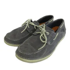 ティンバーランド Timberland デッキシューズ ボートシューズ キャンバス ローカット US9 27㎝ 紺 ネイビー /XZ ■GY99