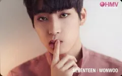 【中古】コレクションカード(男性) SEVENTEEN/WONWOO(ウォヌ)/横型・バストアップ/4th Mini Album/HMV×SEVENTEEN K-POPキャンペーン クーポンカード