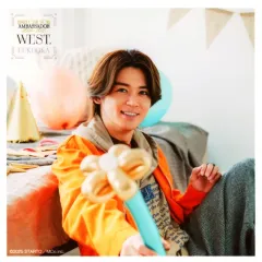 【中古】生写真(STARTO) WEST./小瀧望/サイズ(89×89)/ファミクラストア Ambassador 2024-2025 WEST. ましかくフォト(Home Party) 福岡限定
