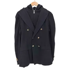 イレブンティ eleventy カシミヤ混 ダブルブレストフーディドッキングジャケット メンズ EUR：48 のサムネイル