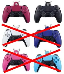 PlayStation5 DualSense ワイヤレスコントローラーミニチュアマスコット 2種セット 本体 ゲーム機 PS4 PS5 プレステ プレイステーション デュアルセンス ガチャ レッド ブラック ホワイト パープル ピンク ブルー