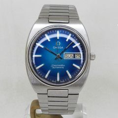 OMEGA Seamaster 自動巻き 腕時計 ターコイズブルー動作確認済 - メルカリ
