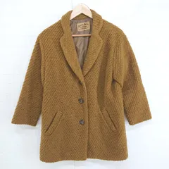 ◇ nano universe ナノユニバース ニット 長袖 チェスターコート サイズ M ブラウン レディース E  【1303240009956】のサムネイル