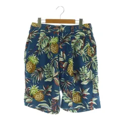 レインスプーナー reyn spooner ショートパンツ レーヨン 総柄 S ネイビー /MY ■OSのサムネイル
