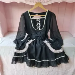 ディアリー(Deary) リボン レース シフォン ONE PIECE