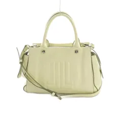 ランバンオンブルー LANVIN en Bleu 2WAY ハンドバッグ ショルダーバッグ レザー アイボリー /MI ■OSのサムネイル