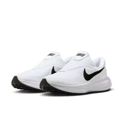 ナイキ NIKE メンズ ランニングシューズ レボリューション 8 イージーオン HQ2414 100カラー スリップオン ハンズフリー ホワイト 白 通勤 通学 靴