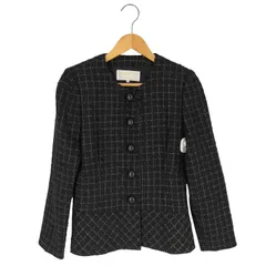 ニナリッチ NINA RICCI BOUTIQUE ラメ ウィンドウペン パワーショルダー ジャケット レディース  11のサムネイル
