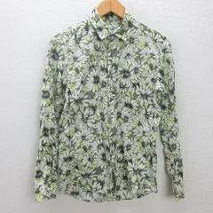 g■キャサリンハムネット/KATHARINE HAMNETT 長袖シャツ/花柄【M】黄/men's/44【中古】■のサムネイル