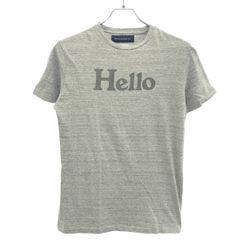 大人気 マディソンブルー Hello ロゴTシャツ 01 チャコールグレー