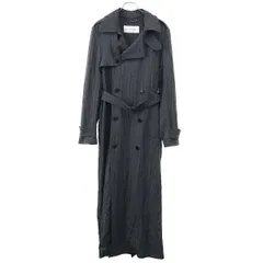 DRIES VAN NOTEN ドリスヴァンノッテン 25SS リンクルドヘリンボーントレンチコート  グレー 46のサムネイル