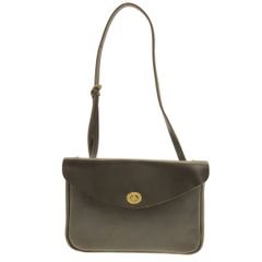 ChristianDior チェーンポーチ CD金具 斜めがけ レザー ベージュ