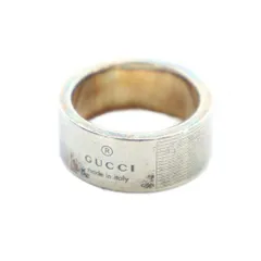 グッチ GUCCI 指輪 アクセサリー ロゴ リング Silver925 13号 シルバー色 ■GY18 /MQ ■OH