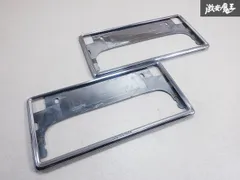TOYOTA トヨタ 純正 ナンバーフレーム ナンバープレート 枠  ライセンスフレーム ナンバー 枠 2枚 セット 08407-00270 棚のサムネイル