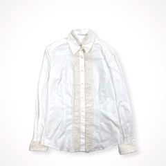 ERMANNO SCERVINO シルク100% シアーブラウス 総柄 42 - メルカリ