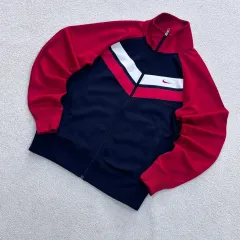 S NIKE メンズ ヴィンテージ トラックジャージ ジャケット (毛羽立ち確認) 0515Y